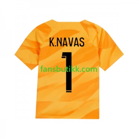 Fotballdrakt Paris Saint-Germain PSG K.NAVAS 1 Keeper Bortetrøye 2023-2024 Kortermet